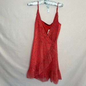 NWT Abercrombie & Fitch Floral Wrap Mini Dress